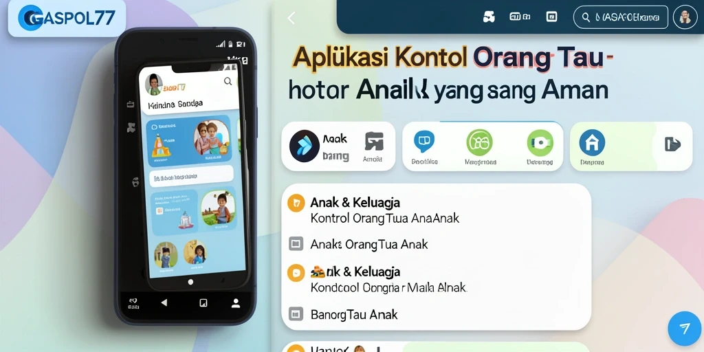 Tampilan antarmuka GASPOL77 yang ramah anak dan mudah digunakan.