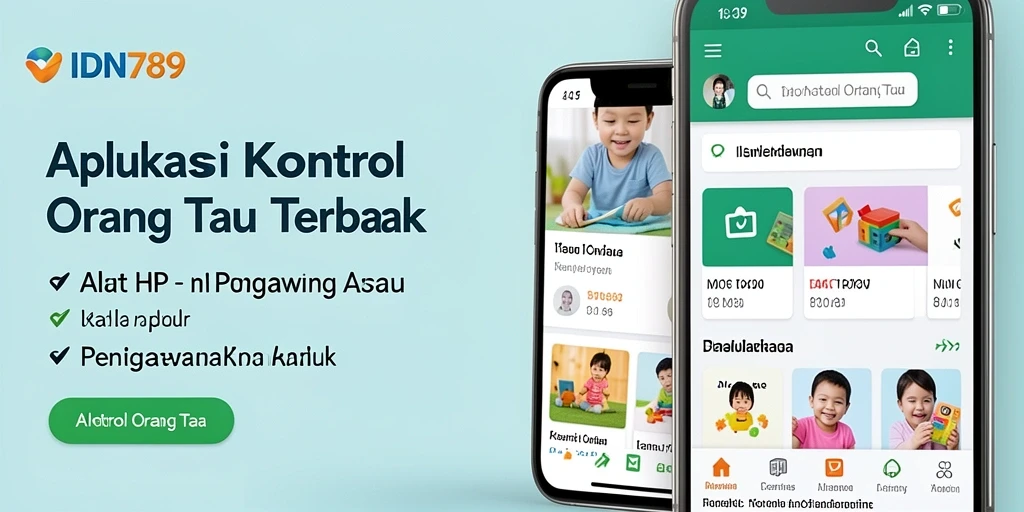 Antarmuka IDN789 yang intuitif dan mudah digunakan untuk kontrol orang tua.