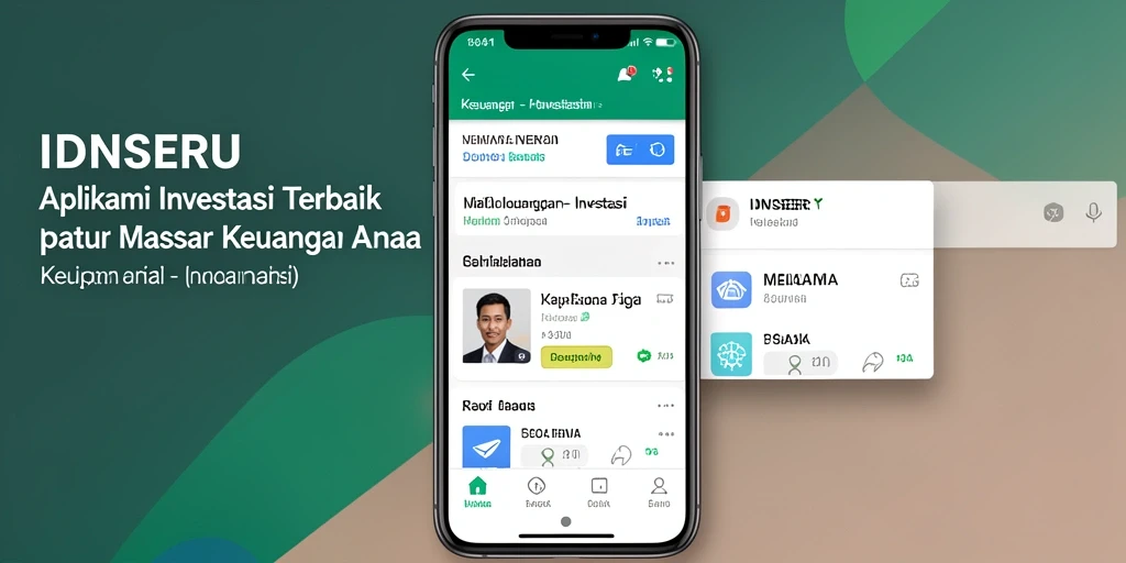 Tampilan antarmuka IDNSERU yang intuitif dan menarik.