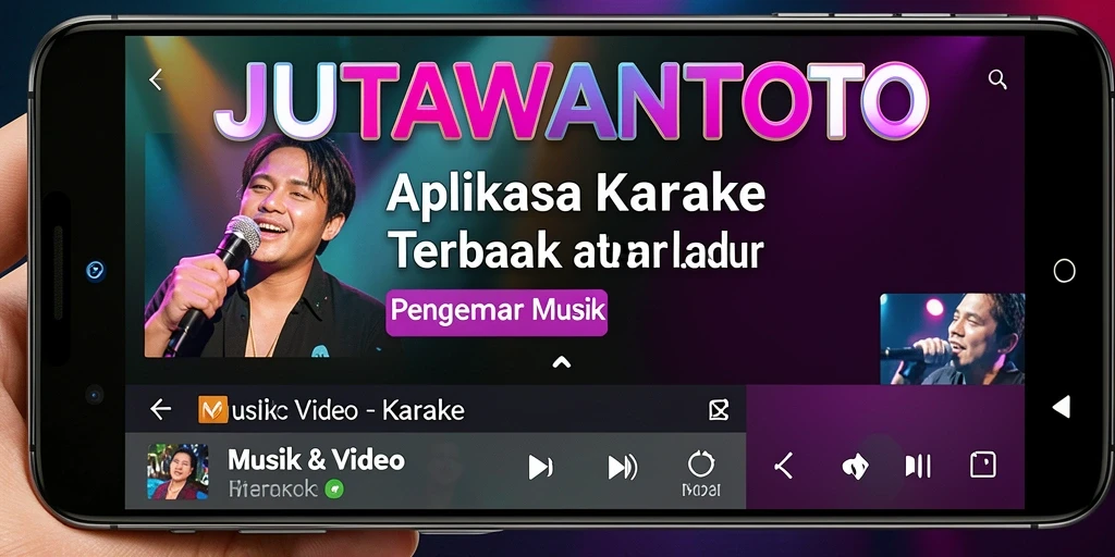 Screenshot antarmuka aplikasi Karaoke JUTAWANTOTO yang menarik.