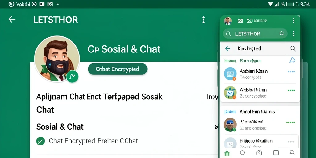 Antarmuka aplikasi LETSTHOR yang menarik dan fungsional.