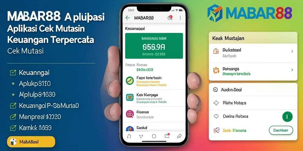 Tampilan antarmuka MABAR88 untuk cek mutasi keuangan.