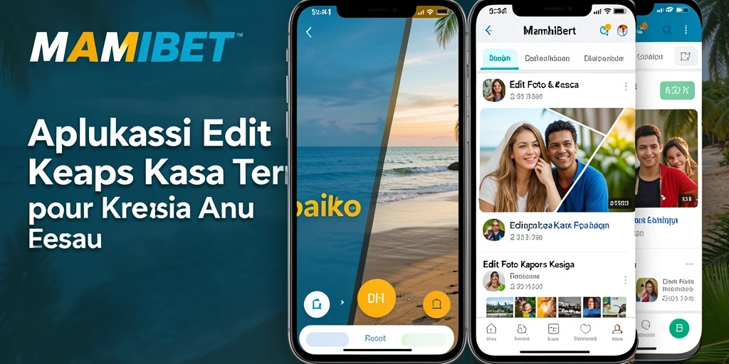 Antarmuka MAMIBET yang menampilkan alat Edit Foto Kertas Kaca.