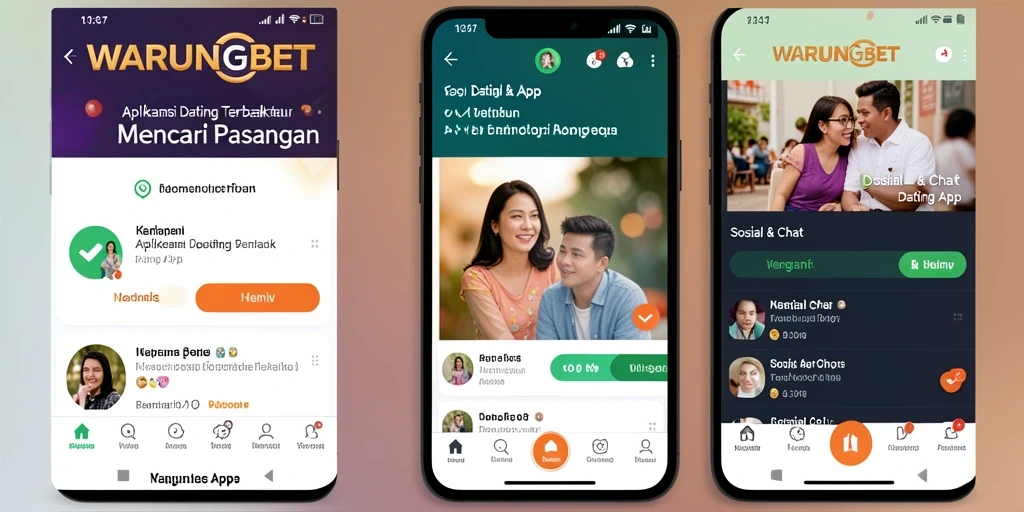 Tampilan antarmuka pengguna <strong>WARUNGBET</strong> dengan fitur chat dan profil pengguna.