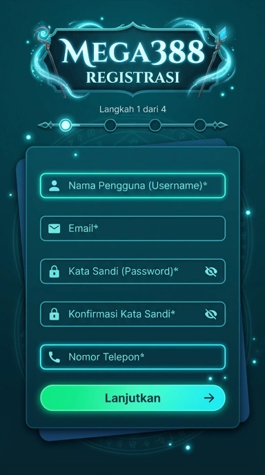 Panduan Lengkap Registrasi Akun Mega388