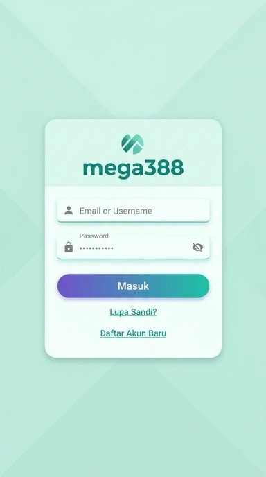 Cara Login Akun Mega388 Setelah Instalasi APK